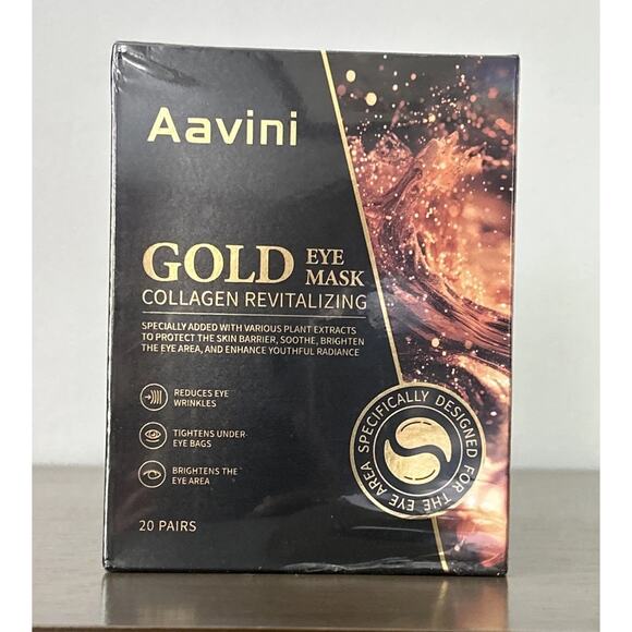 Aavini Collagen Revitalizing Gold Eye Mask (20 Pairs) - Dark circler eye paches - Picture 12 of 12